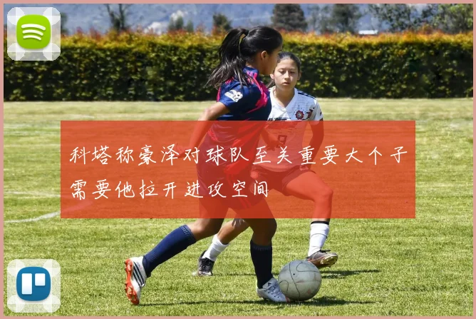 科塔称豪泽对球队至关重要大个子需要他拉开进攻空间